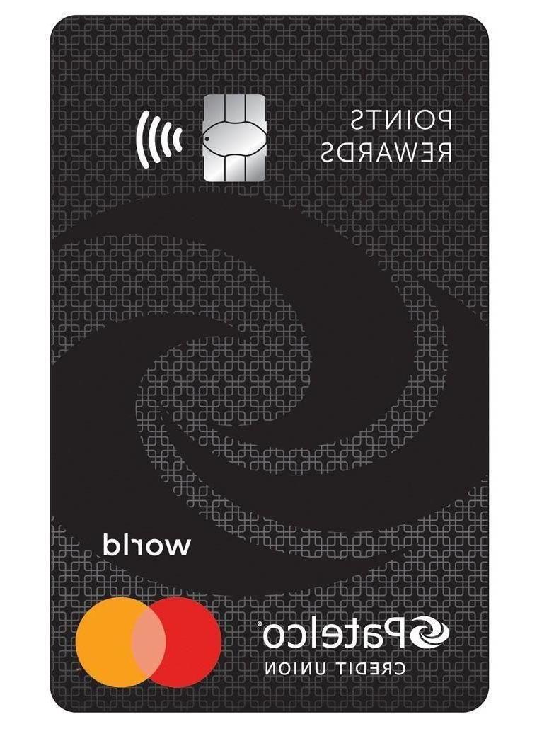 The front of the Patelco 积分奖励世界万事达卡 Credit Card.